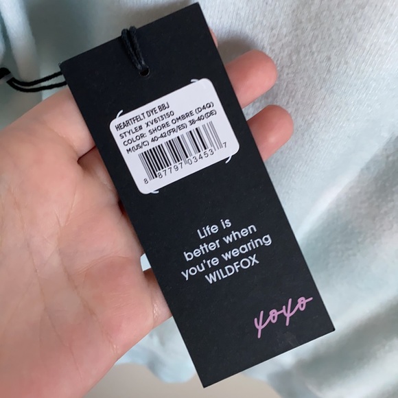 Wildfox Heartfelt Tie Dye Baggy Beach Sweatshirt Sz Medium NWT - Picture 6 of 6